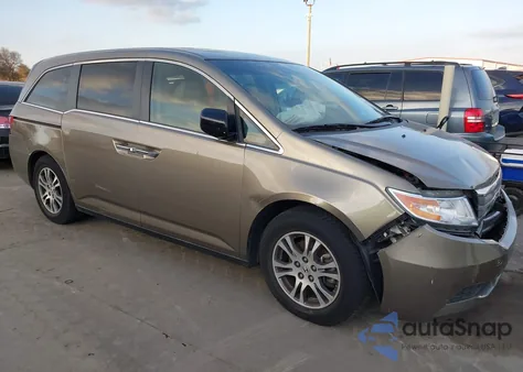 2013 Honda Odyssey Ex-L z USA, uszkodzony, nr VIN 5FNRL5H61DB049882
